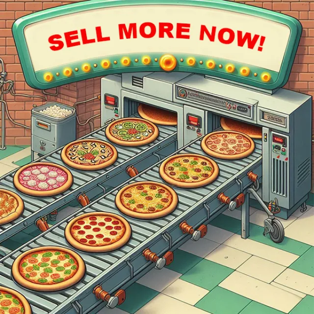 Sell more pizza